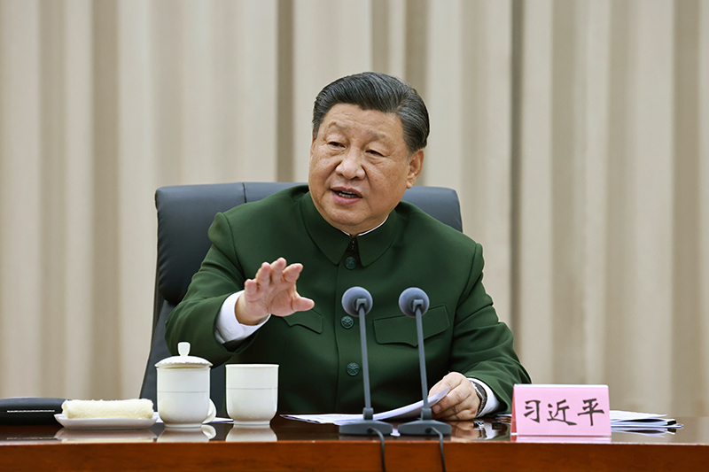 11月29日，中共中央總書記、國家主席、中央軍委主席習(xí)近平到武警海警總隊(duì)東海海區(qū)指揮部視察。這是習(xí)近平發(fā)表重要講話。
